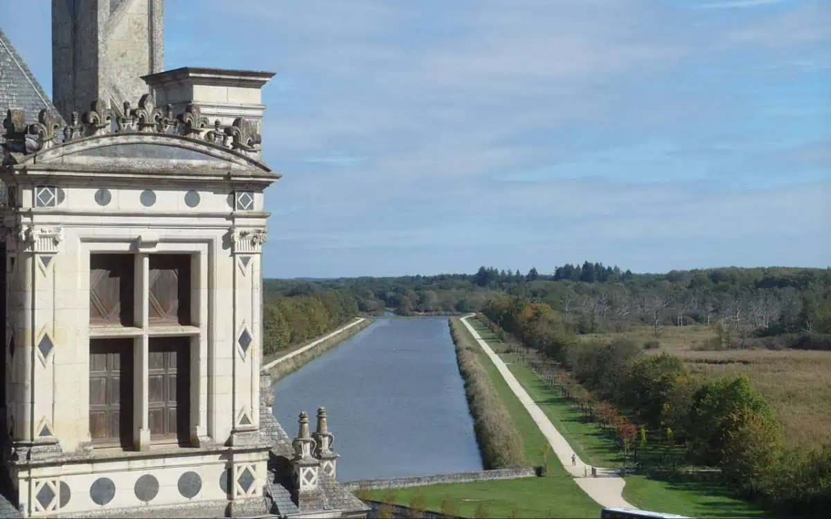 Perspective Grand Canal du haut du château