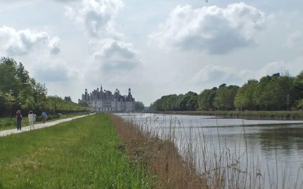 Perspective du Grand Canal du Château de Chambord